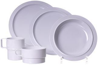 Mepal 10-Piece Tableware Set Basic White