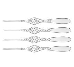Alessi_kreeftenvork_Colombina_Fish