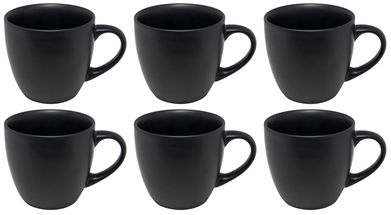 Studio Tavola Coffee Cups Black Tie 240 ml - Set of 6