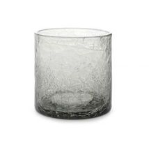 F2D Whiskyglas Crackle 220 ml Grau