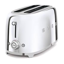 SMEG Toaster - 4 Schlitze - Chrom - TSF02SSEU