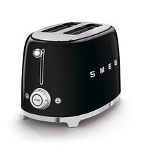 SMEG Toaster - 2 Schlitze - Schwarz - TSF01BLEU
