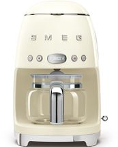 Machine à café filtre SMEG crème - 1,4 litre - DCF02CREU