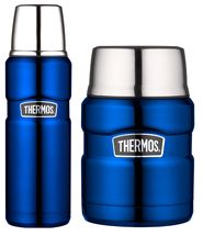 Thermos Thermosfles + Voedseldrager King Blauw
