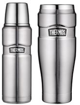 Thermos Thermosfles + Thermosbeker King RVS