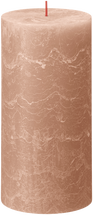 Bougie cylindrique rustique Bolsius Créme Caramel - 20 cm / ø 10 cm