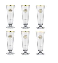Warsteiner Beer Glasses on Foot 300 ml - Set of 6