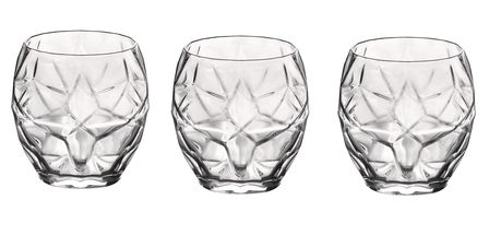 Bormioli Gläser Oriente Transparent 400 ml - 3 Stück