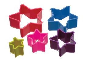Emporte-pièces étoiles Colourworks Brights - 5 pièces