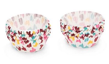 Moules à cupcakes en forme de cœur Patisse ø 6,5 cm - 200 pièces