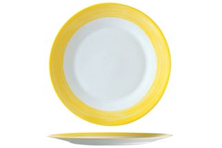 plat-bord-brush-geel-25cm