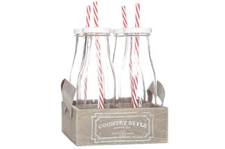 drinkflessen-set-country-style-wit