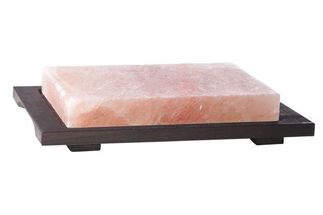 Piedra de Sal Bisetti Barbacoa 20 x 30 cm en Madera Básico