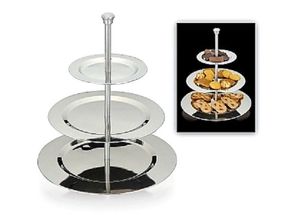 etagere-3-laags-rvs-rond