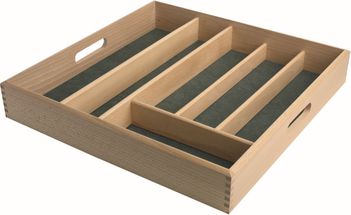 CasaLupo Boîte à couverts en bois à 6 compartiments