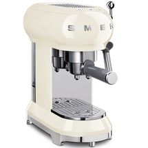 SMEG Espressomaschine - 1350 Watt - Creme - 1 Liter - ECF01CREU