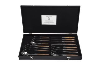 Laguiole Bestekset Couvert Gemengd Hout Sfeer 02