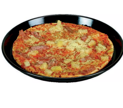 Pizzaplaat met Snijvaste Bodem Geemailleerd