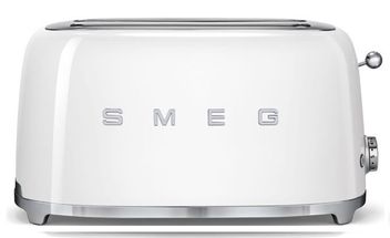 SMEG Broodrooster - 2 lange sleuven - wit - TSF02WHEU