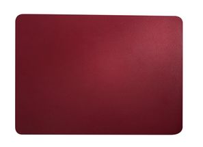Set de table ASA Selection en cuir rouge 33x46 cm
