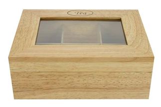 Caja de Té Madera con 6 Compartimentos Cosy & Trendy