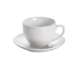 Tasse à café avec soucoupe Maxwell Williams White Basics Round 24.50 ml