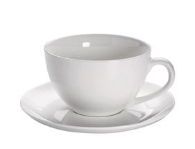 Maxwell &amp; Williams tazze da tè con piattini White Basics Round 450 ml