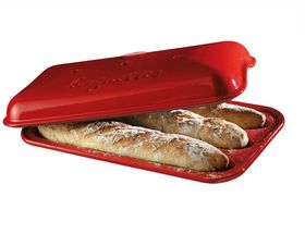 Stampo Baguette Emile Henry 39x24cm - rosso