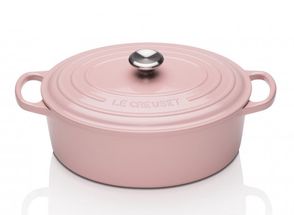 le creuset braadpan ovaal 27 cm roze