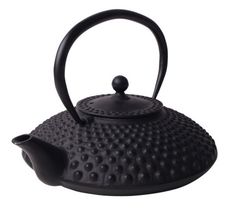 Teapot Cast Iron Dot Black 1.2 L