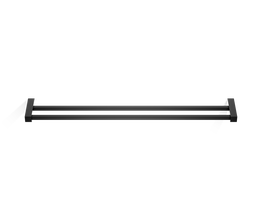 Decor Walther Corner handdoekstang 80cm - dubbel - zwart