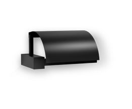 Decor Walther Toiletrolhouder Corner TPH4 - zwart