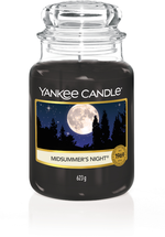 Yankee Candle Geurkaars Large Midsummer's Night - 17 cm / ø 11 cm