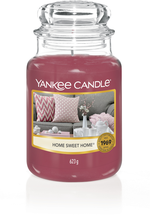 Yankee Candle Geurkaars Large Home Sweet Home - 17 cm / ø 11 cm