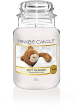 Yankee Candle Geurkaars Large Soft Blanket - 17 cm / ø 11 cm