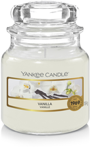 Yankee Candle Geurkaars Small Vanilla - 9 cm / ø 6 cm