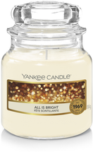Yankee Candle Geurkaars Small All is Bright - 9 cm / ø 6 cm