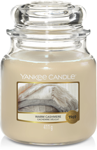 Yankee Candle Geurkaars Medium Warm Cashmere - 13 cm / ø 11 cm