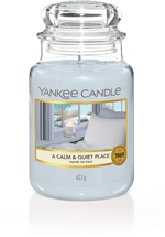 Yankee Candle Geurkaars Large A Calm &amp; Quiet Place - 17 cm / ø 11 cm