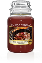 Yankee Candle Geurkaars Large Crisp Campfire Apples - 17 cm / ø 11 cm