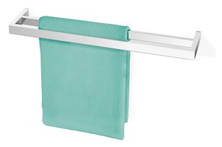 Zack Linea handdoekrek 61,5 cm - 2 stangen - spiegelglans rvs