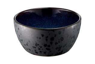 Bitz schaal ø 12cm - zwart/donkerblauw