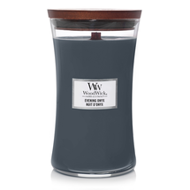 WoodWick Kaars Large Evening Onyx - 18 cm / ø 10 cm