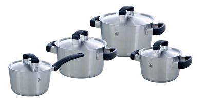 BK Pannenset Conical Cool RVS 4-Delig