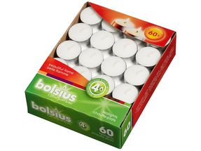 Bolsius Waxinelichtjes Wit 60 Stuks