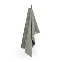 Walra Theedoek Blocks Legergroen 50 x 70 cm