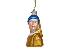 Vondels kerstdecoratie Meisje met de parel van Vermeer