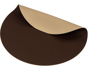 Jay Hill placemat ø 38cm - bruin/zand