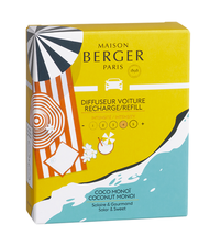 Maison Berger autoparfum navulling Coconut Monoï - 2 stuks