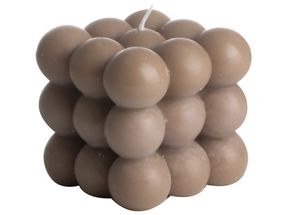 CasaLupo Stompkaars / Bubbelkaars Cube - Bruin - 8 x 8 cm
